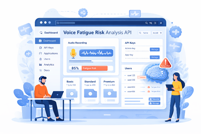 WISS Voice Fatigue Risk Analysis API developer portal